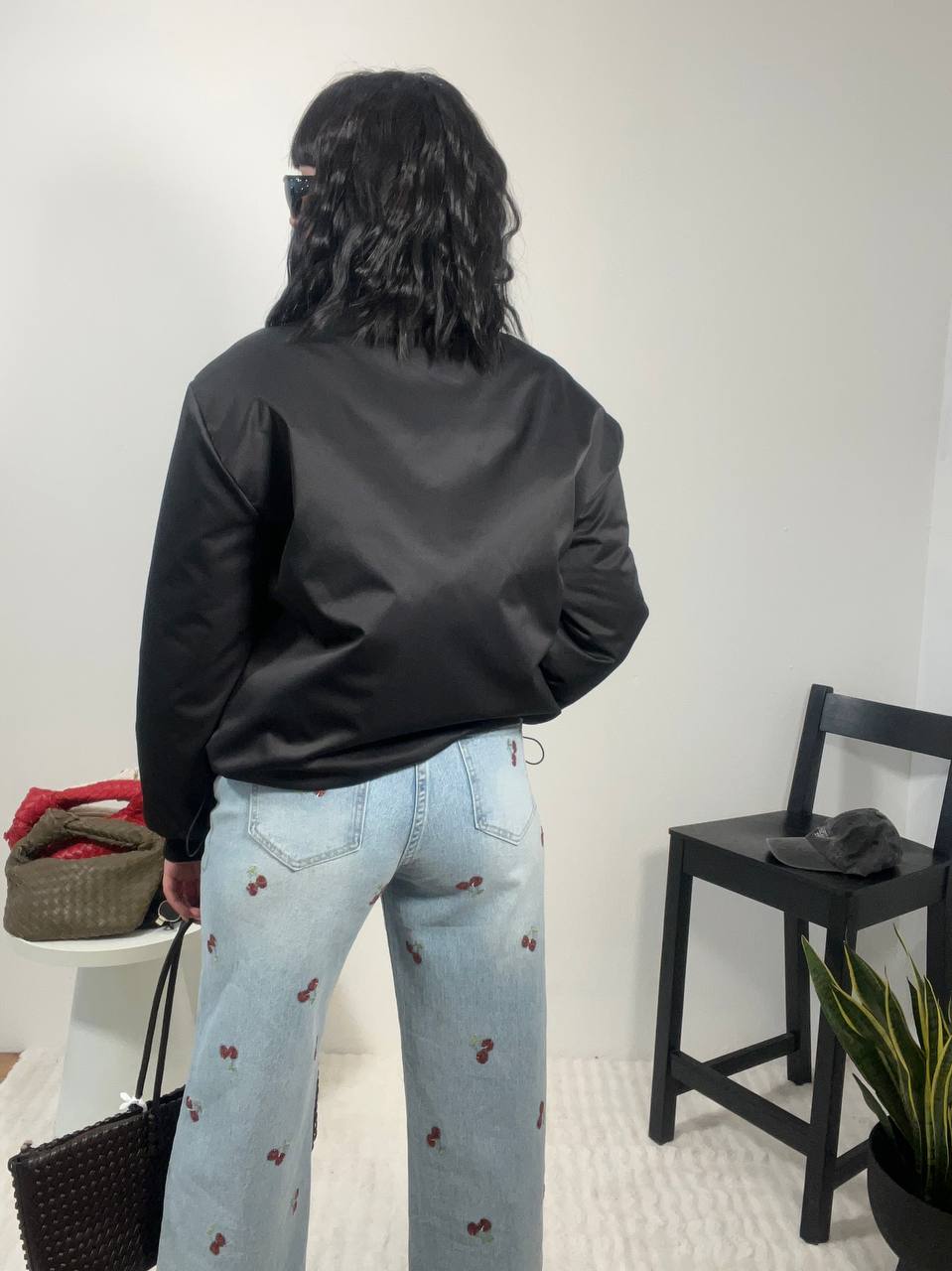 Bomber Nylon nero