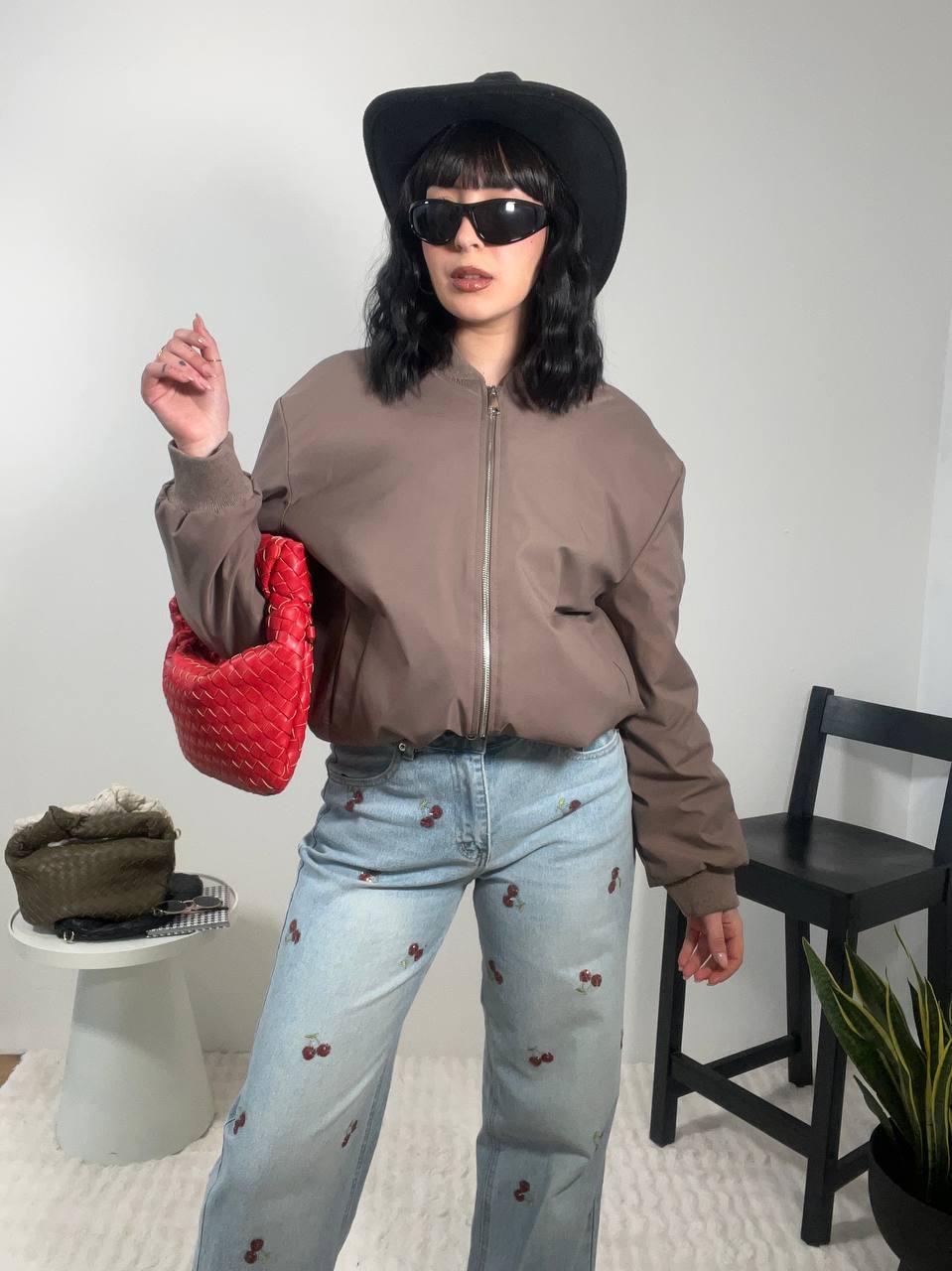 Bomber Nylon fango