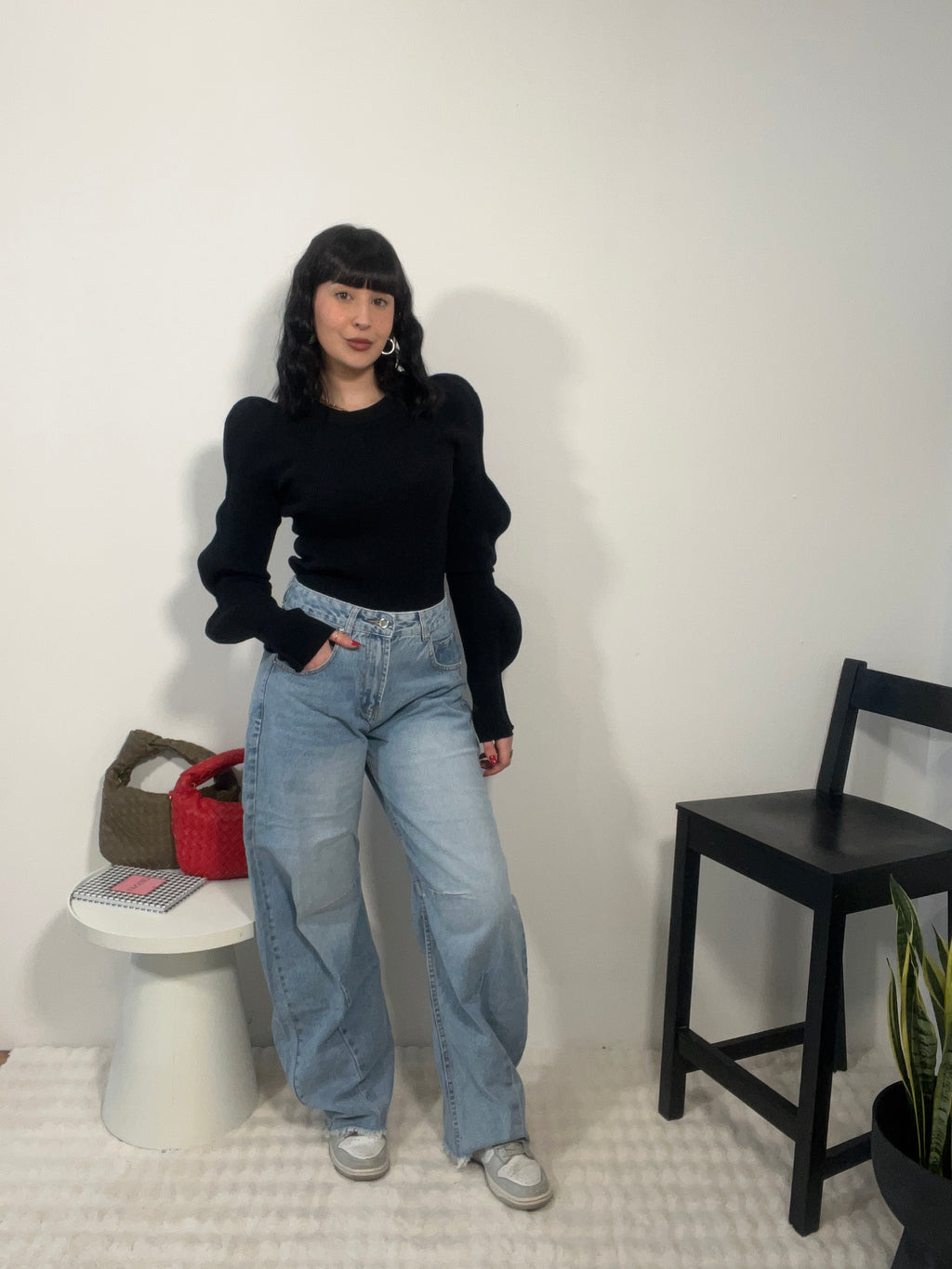 Denim baloon sfrangiato