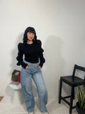 Denim baloon sfrangiato