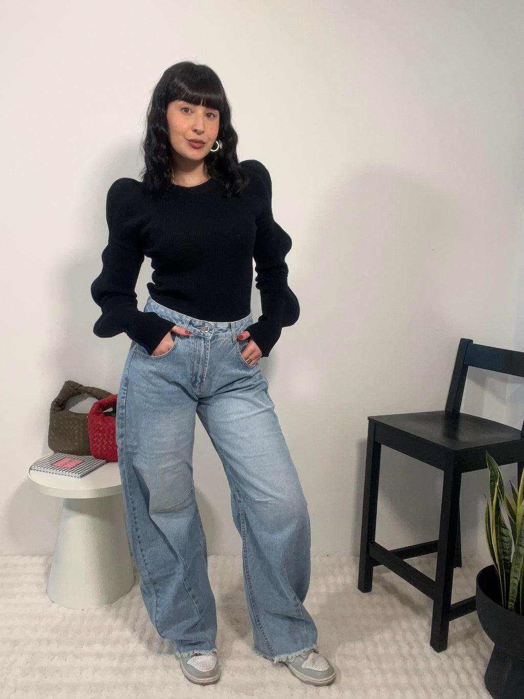 Denim baloon sfrangiato